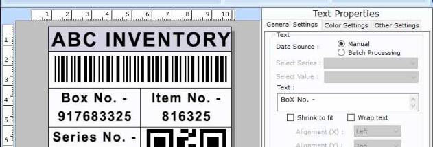 Retail Discount Coupons Labelling Tool screenshot