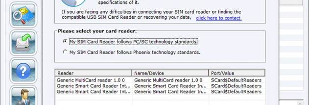 Sim Card Data Recovery Utility screenshot