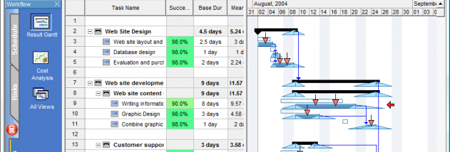RiskyProject Lite screenshot