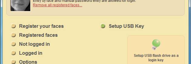 Rohos Face Logon screenshot