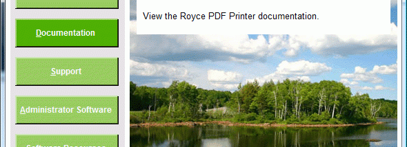 Royce PDF Printer screenshot