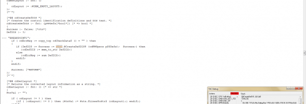 ETAC Interpreter screenshot