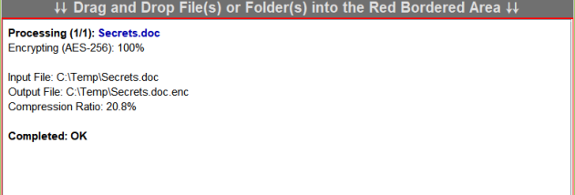 S.S.E. File Encryptor for PC screenshot