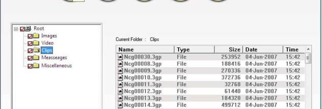 SanDisk Removable Media Data Recovery screenshot