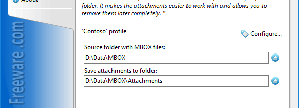 Save Attachments from MBOX Files screenshot