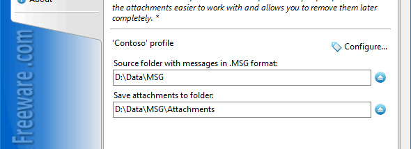 Save Attachments from MSG for Outlook screenshot