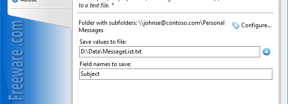 Save Headers screenshot
