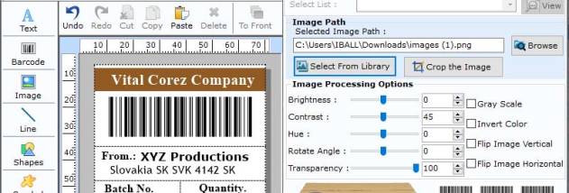 Scanning Data Bar Barcode Software screenshot