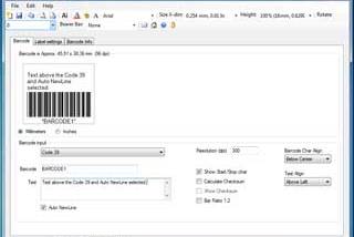 SCC-14 barcode generator 2 screenshot