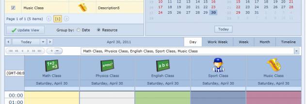 School Calendar for Workgroup screenshot