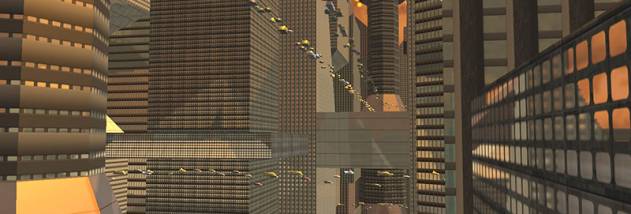Sci-Fi Future City 3D Screensaver screenshot