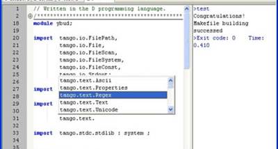 SciTE4D Text Editor for D1 screenshot