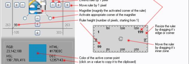 Screen Ruler 2D screenshot
