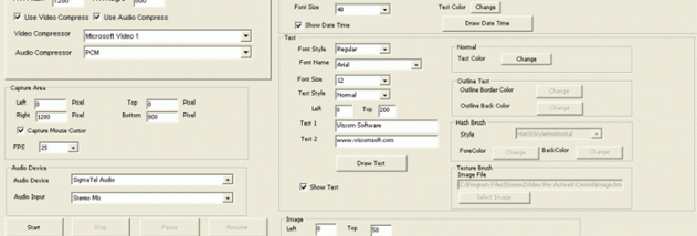 Screen2Video Pro ActiveX Control screenshot