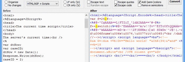 Script Encoder Plus (ScrEnc) screenshot