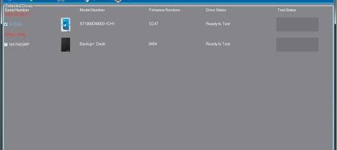 Seagate SeaTools screenshot