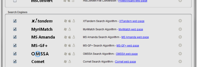 SearchGUI screenshot