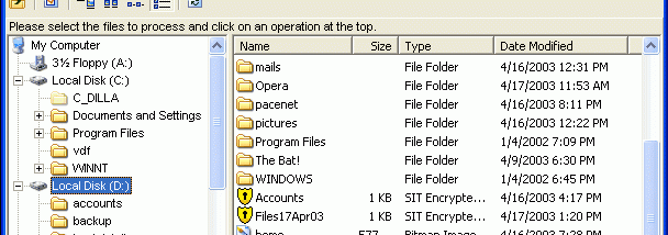 Secure IT Encryption Software screenshot