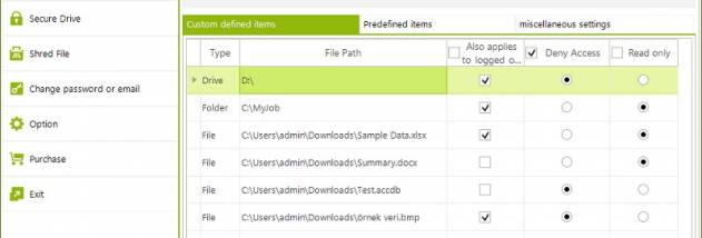 Secure PC screenshot