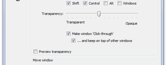 See Through Windows screenshot