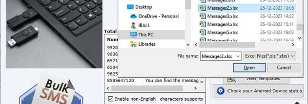 Send Bulk SMS for USB Modem screenshot