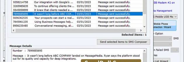 Bulk SMS Software for Multi Mobile screenshot