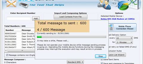 Send Mobile Phone SMS screenshot
