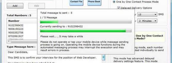 Send SMS From Your Computer screenshot