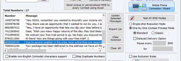 Send SMS GSM Mobile screenshot