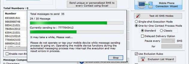 Send SMS Professional Utility screenshot