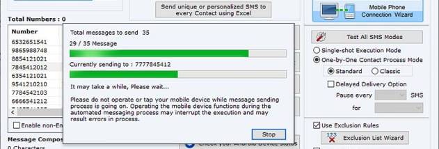 Send SMS Professional Utility screenshot