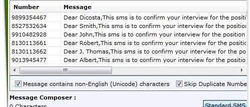 Send SMS Text Messages screenshot