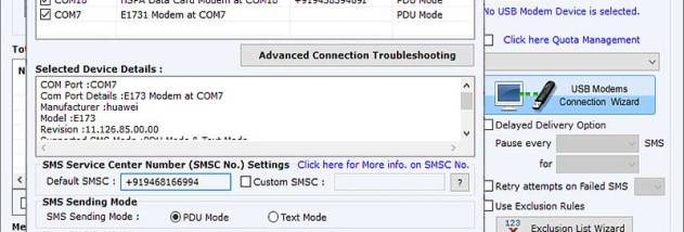 Bulk SMS Mobile Marketing Multi Modem screenshot
