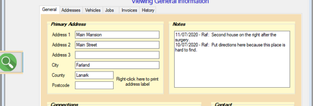 Service Admin screenshot