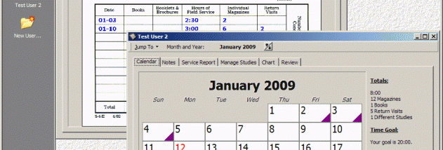 Service Record screenshot