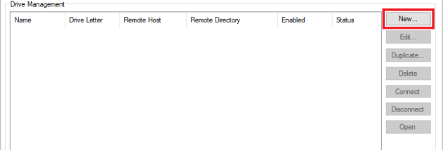 SFTP Drive screenshot