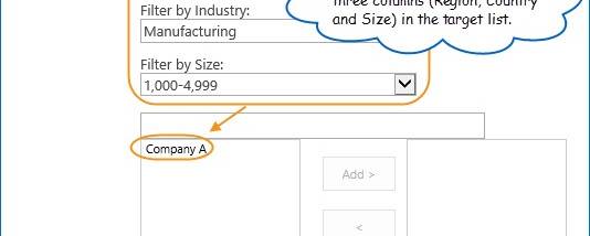 SharePoint Cascaded Lookup screenshot