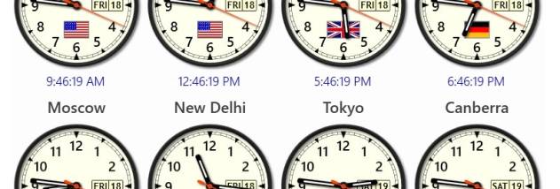 Sharp World Clock screenshot