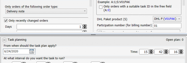 Shop-Data Transfer screenshot
