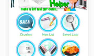 Shopper's Lil' Helper Mobile Website screenshot