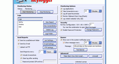 Silent Keylogger screenshot