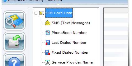 Sim Card Data Salvage Software screenshot