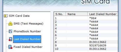 Sim Card Recovery screenshot
