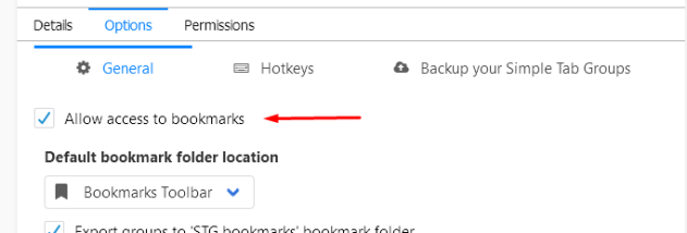 Simple Tab Groups screenshot