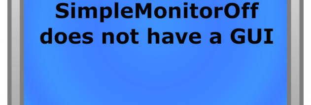 SimpleMonitorOff screenshot