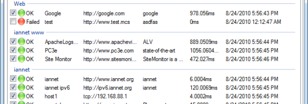 SiteMonitor Enterprise screenshot