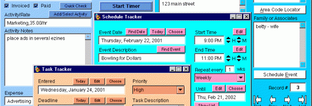 Small Business Tracker Deluxe screenshot