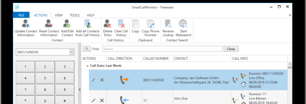 SmartCallMonitor screenshot