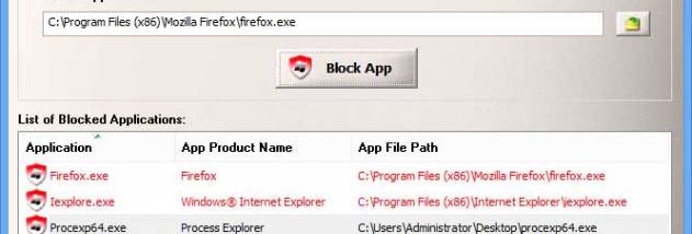 SmartWindowsAppBlocker screenshot