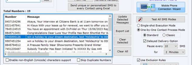 SMS Apps Android Software screenshot